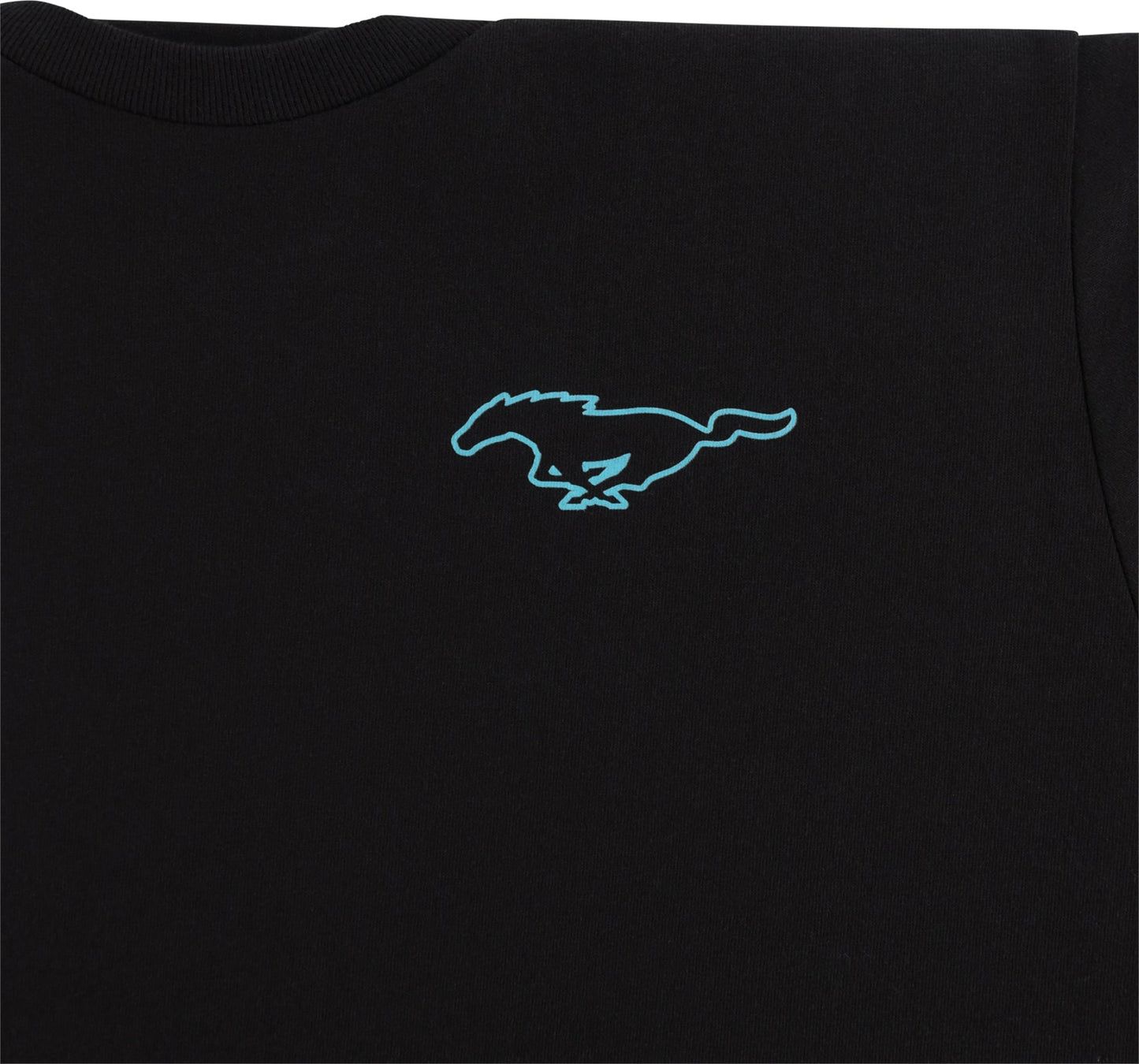 Ford Mustang Mach-E Mens Electric Blue Tire Tread T-Shirt
