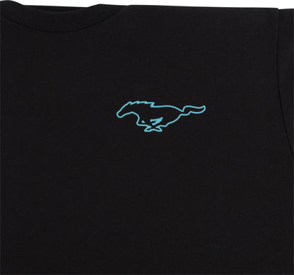 Ford Mustang Mach-E Mens Electric Blue Tire Tread T-Shirt
