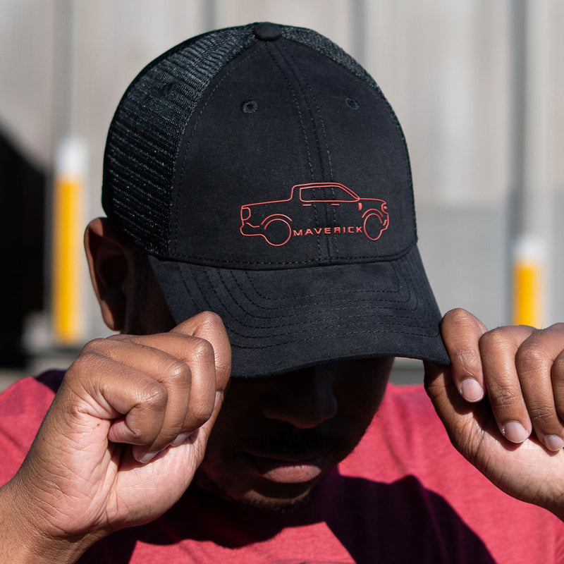 Ford Maverick Outlined Trucker Hat