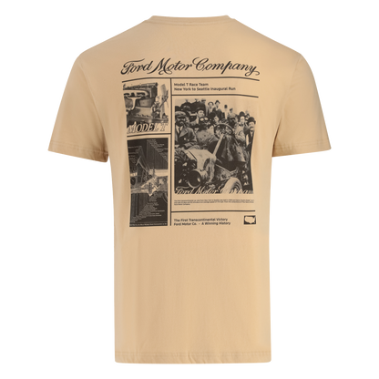 Ford Motor Company Model T Race Newspaper Mens T-Shirt