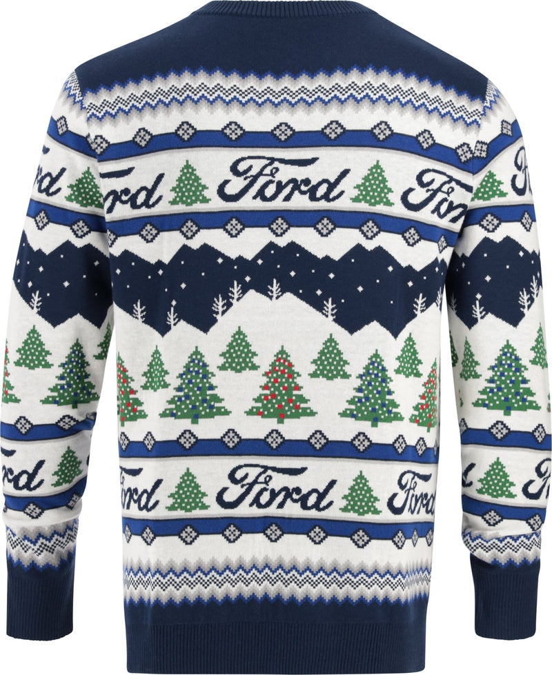 Ford Logo Holiday 2024 Sweater