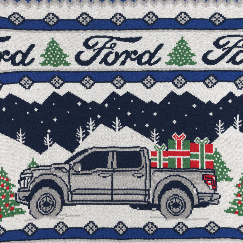 Ford Logo Holiday 2024 Sweater