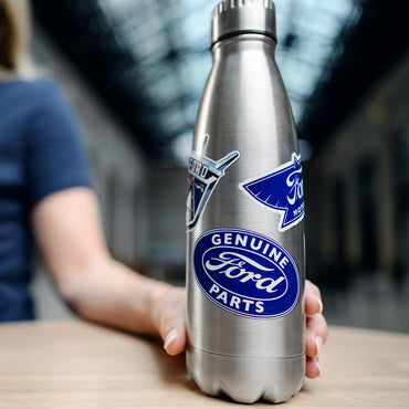 Ford Genuine Parts Patches 17oz Stainless Steel Water Bottle