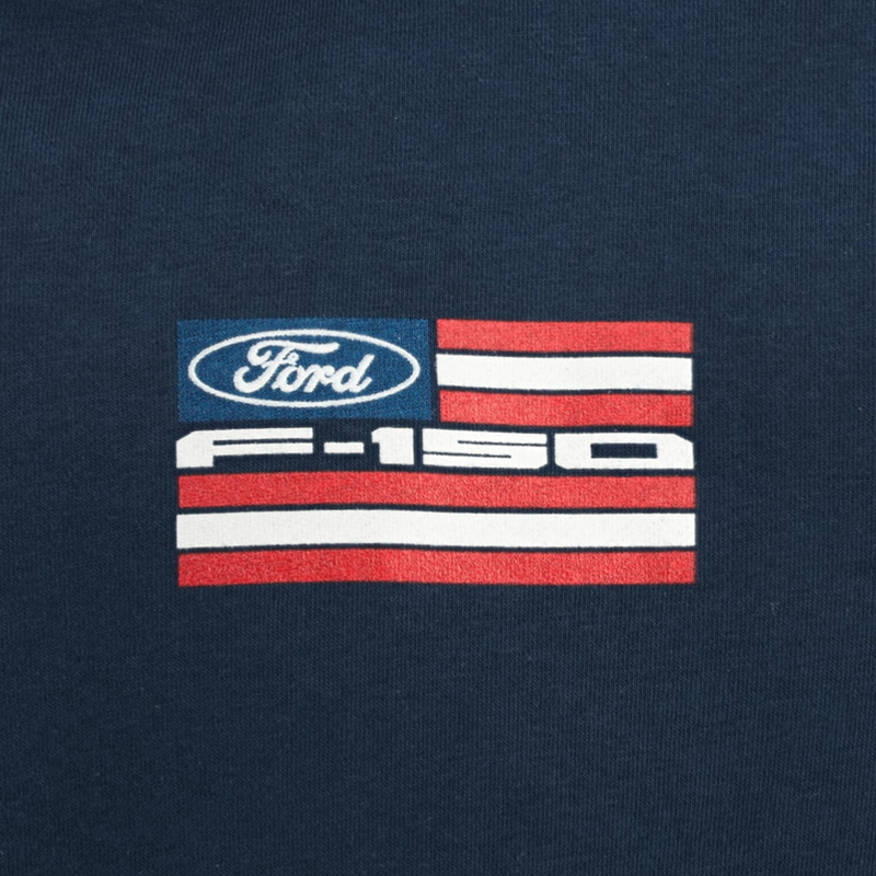 Ford Trucks F-150 Flag Men's Hooded Pullover Sweatshirt