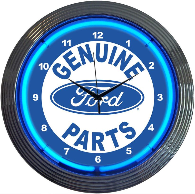 Ford Genuine Parts Neon Clock