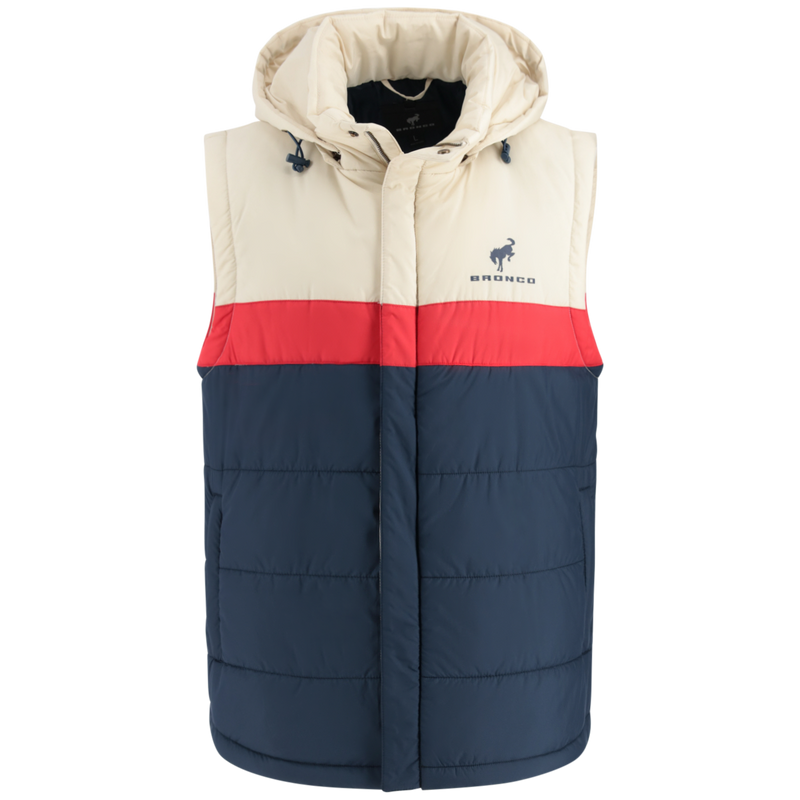 Ford Bronco Men's Retro Hooded Vest