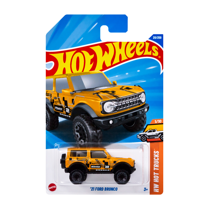 Ford Bronco Hot Wheels 2021 Gold Bronco