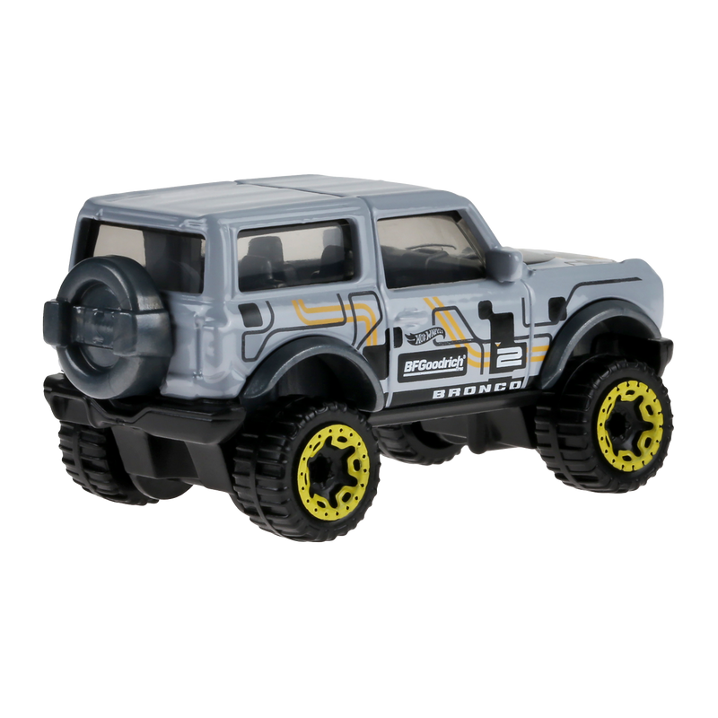 Ford Bronco Hot Wheels 2021 Grey Bronco