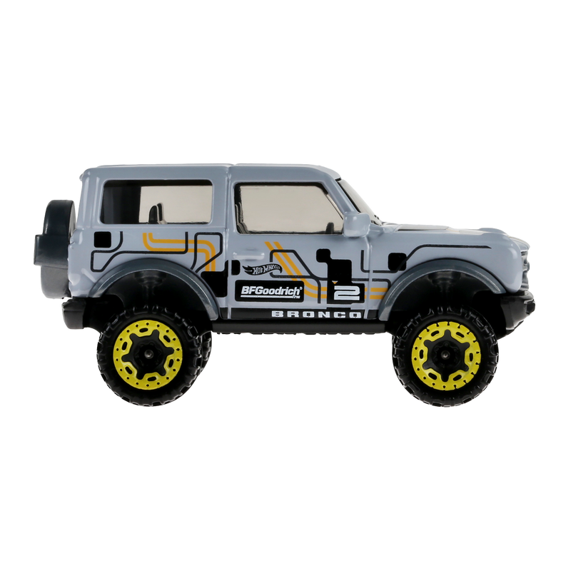 Ford Bronco Hot Wheels 2021 Grey Bronco