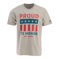 Ford Proud To Honor Men's Graphic Flag T-Shirt