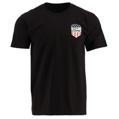 Ford Proud To Honor Mens Bald Eagle Graphic Short Sleeve T-Shirt