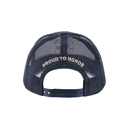 Ford Proud To Honor Mens Americana Patch Trucker Hat