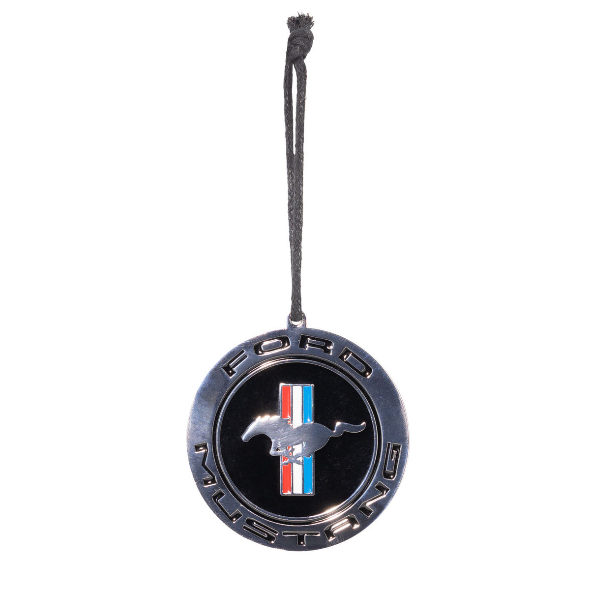 FORD MUSTANG TRIBAR LOGO ORNAMENT WITH WAX HANGER