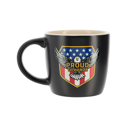 Ford Proud to Honor 18oz Eagle Graphic Ceramic Mug