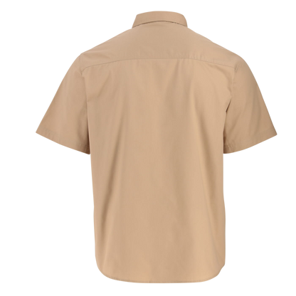 Ford Baja Bronco Stroppe Mens Button Pocket Khaki Mechanic Shirt