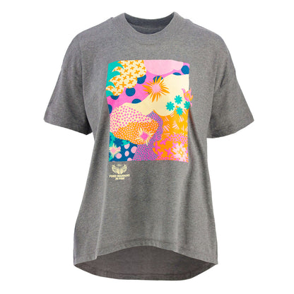 Ford Warriors in Pink Spiral of Life Gray Womens T-Shirt