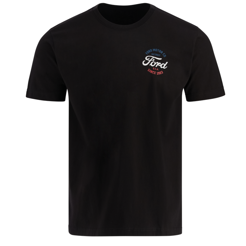 Ford Motor Co. Flag Made in the USA T-Shirt