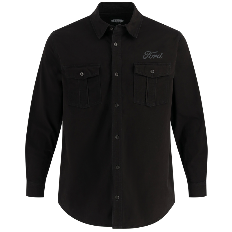 Ford Script Logo Men's LS Mechanic Shirt