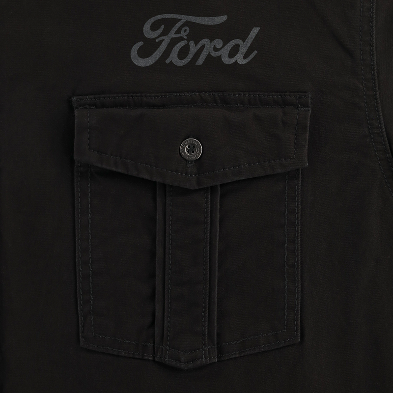 Ford Script Logo Men's LS Mechanic Shirt