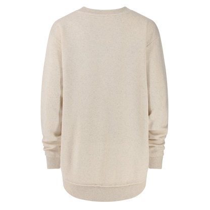 Ford Script Cream Womens Pullover Sweatshirt