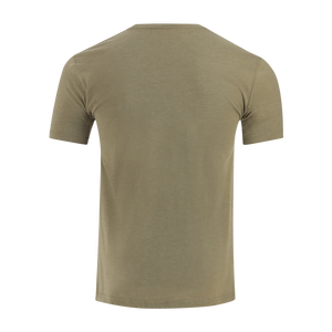 Green t-shirt on a white background