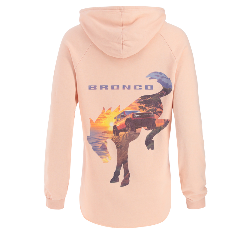 Ford Bronco Women's Beach Horse Pullover Hoodie