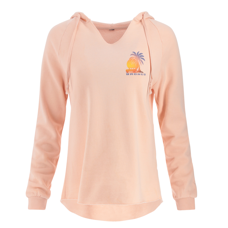 Ford Bronco Women's Beach Horse Pullover Hoodie