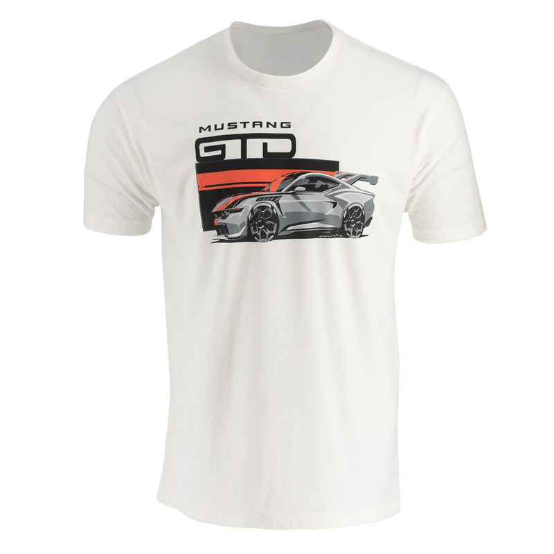 Ford Mustang Mens GTD Graphic Logo T-Shirt