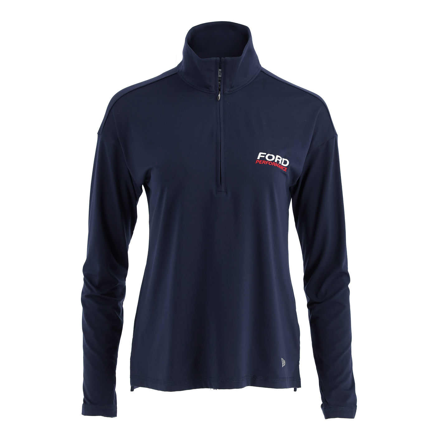 Ford Performance Navy Blue Womens Half Zip Pullover Jacket