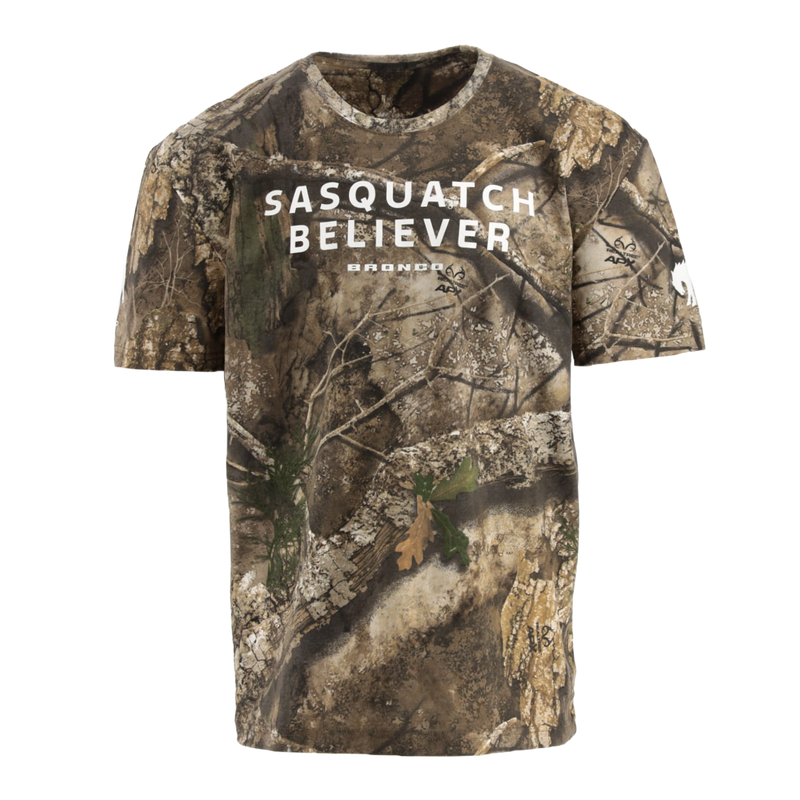 Ford Bronco Sasquatch Believer Camo T-Shirt