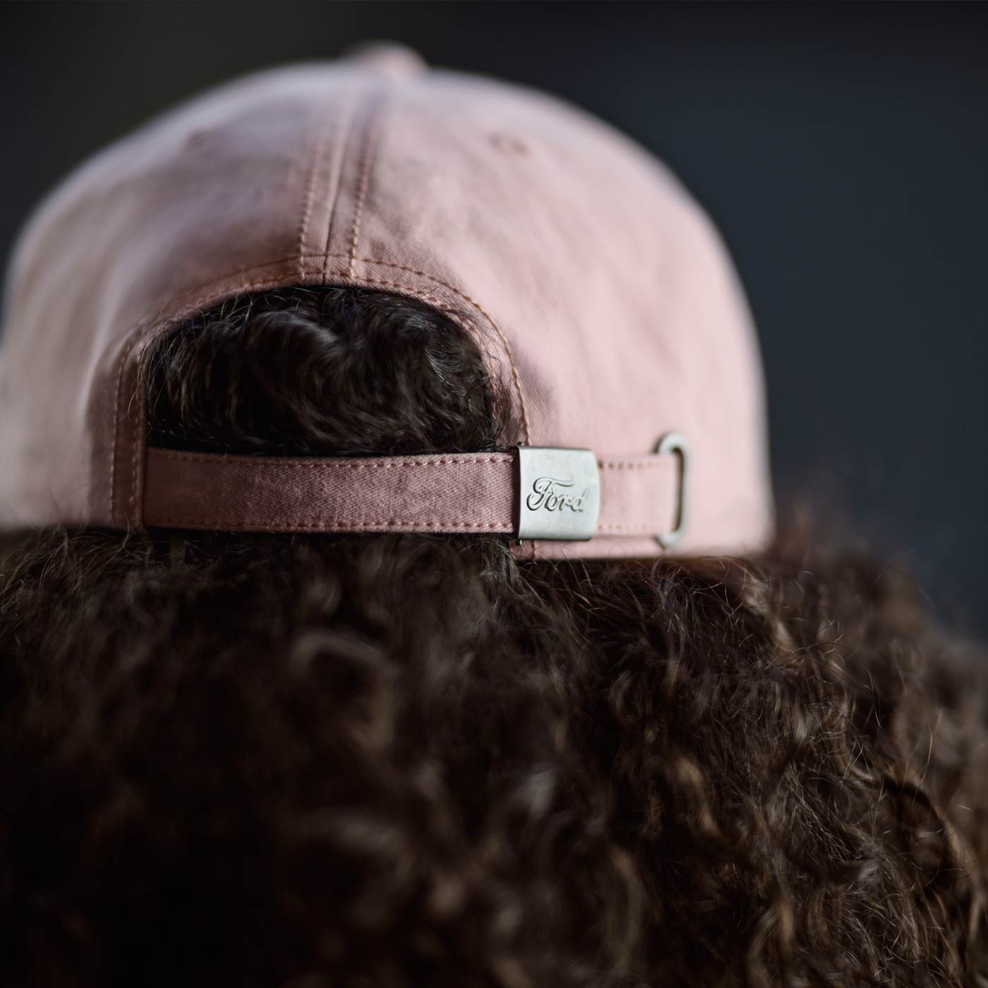 Ford Script Womens Pink Slide Back Hat