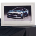 Ford Mustang 2024 Mustang Dark Horse Giclee Print