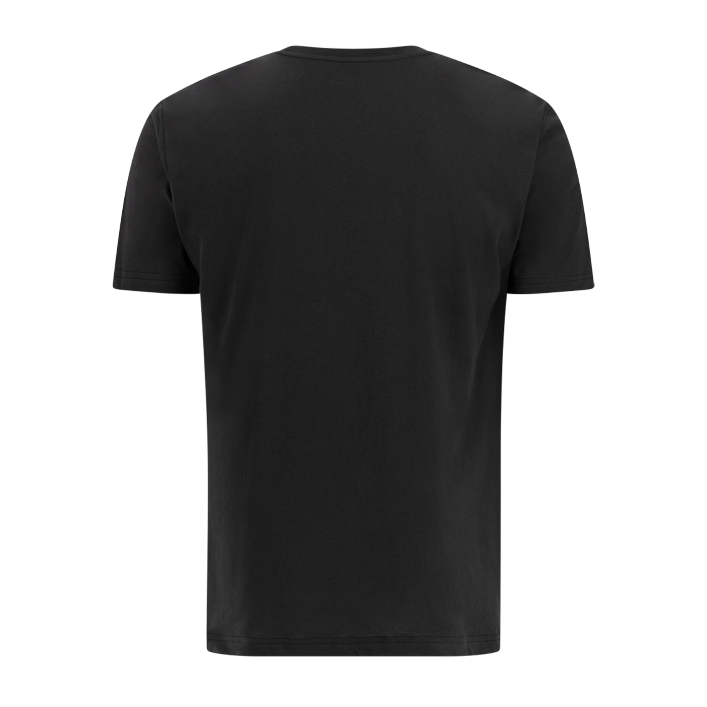 back of black shirt sleeve t shirt