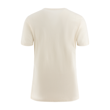 back of cream women's short sleeve t-shirt