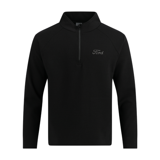Black long-sleeve shirt with a Ford logo on a white background