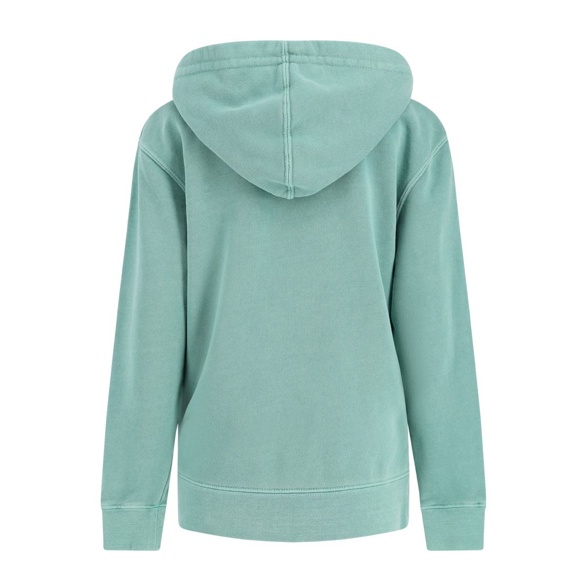 Light blue hoodie on a white background