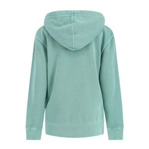 Light blue hoodie on a white background