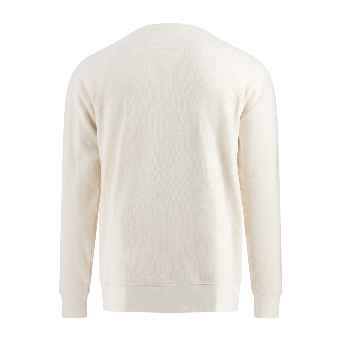 Beige sweater on a white background