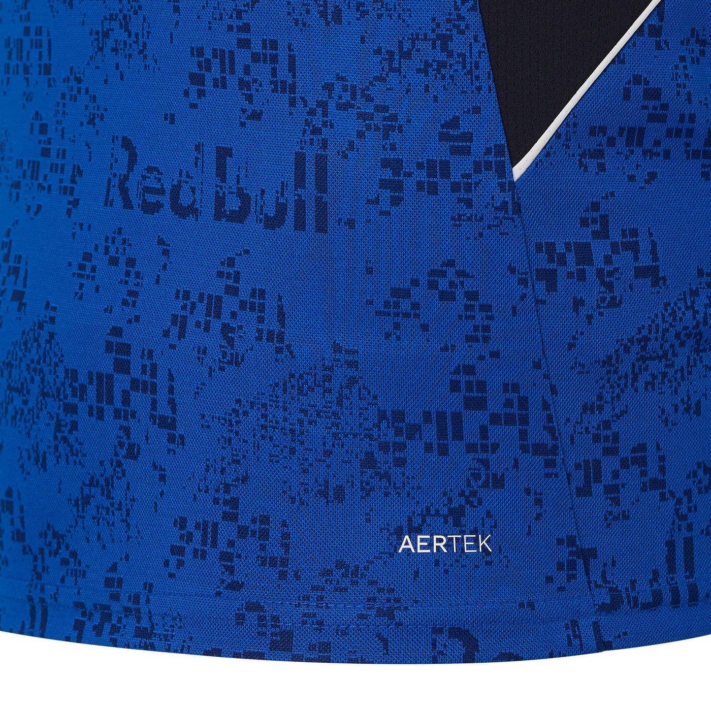 Blue fabric with Red Bull and AERTEK branding