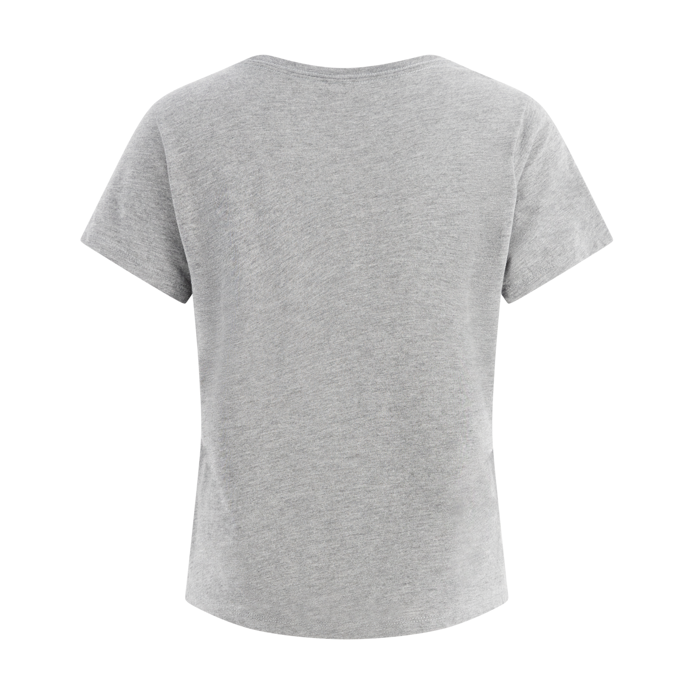 Gray t-shirt on a white background
