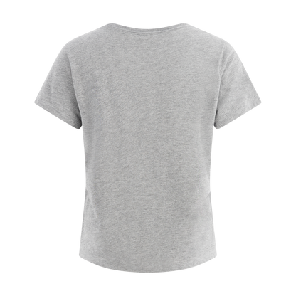 Gray t-shirt on a white background