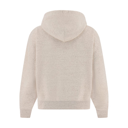Beige hoodie on a white background