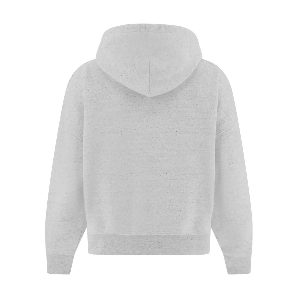 Gray hoodie on a white background