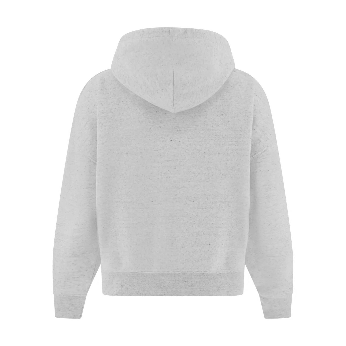 Gray hoodie on a white background