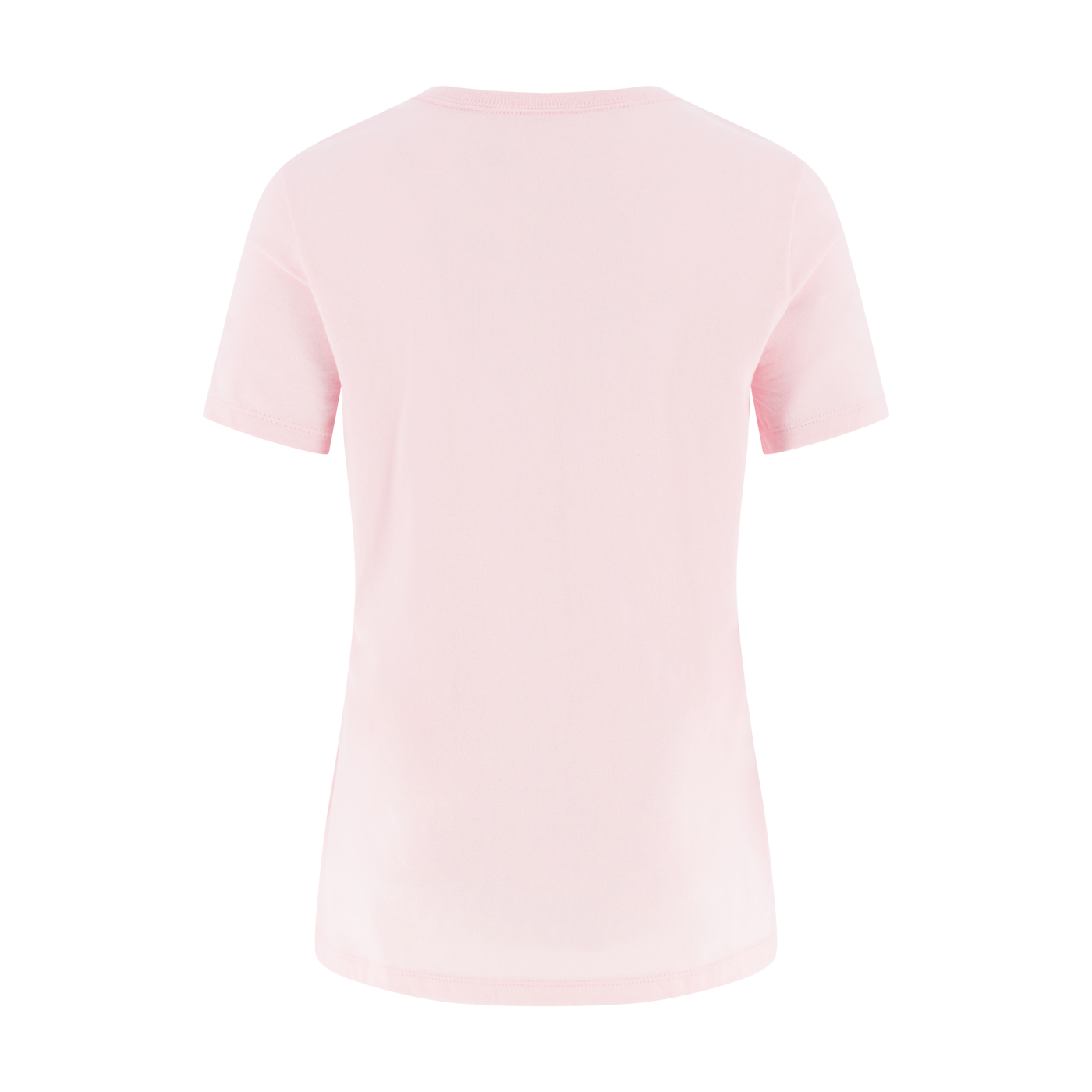 back of a light pink t-shirt