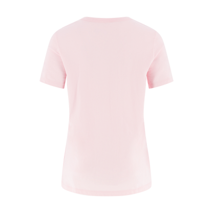 back of a light pink t-shirt