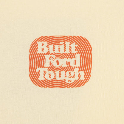 orange built ford tough logo on a yellow background