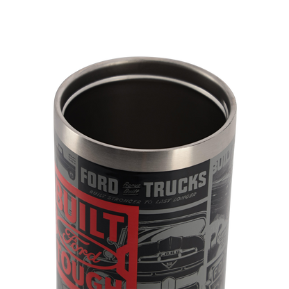 unscrewed ford trucks graphic tumbler