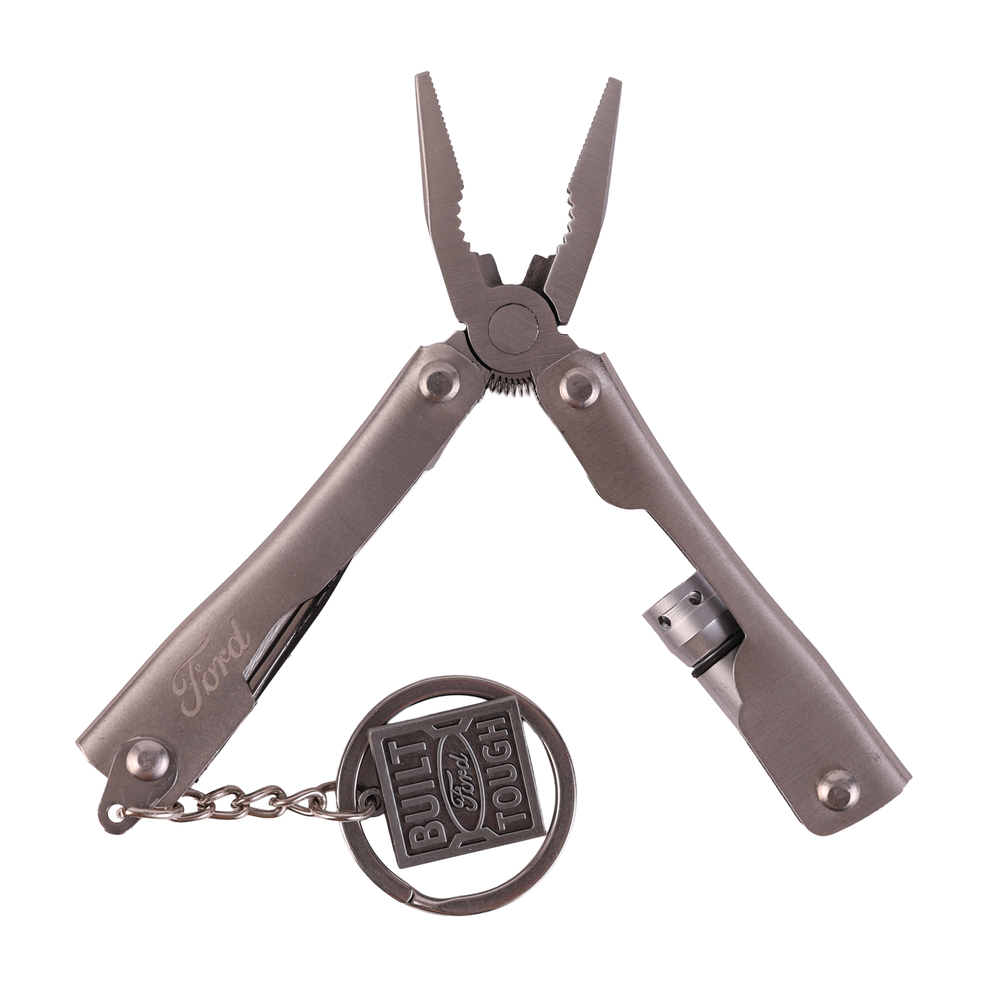 Multitool with Ford logo on a white background