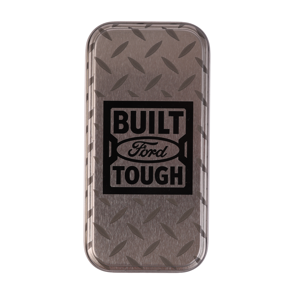 Phone case with 'Built Ford Tough' logo on a clear background